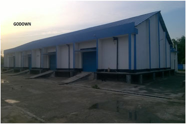 Godown,Mathabhanga-II Krishak Bazar